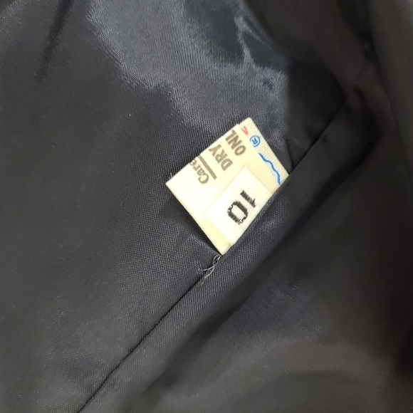 Vintage Hanae Mori black butterfly dress size 10 - Picture 10 of 12